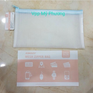 Túi lưới zip Kinary ( Túi đựng bút)