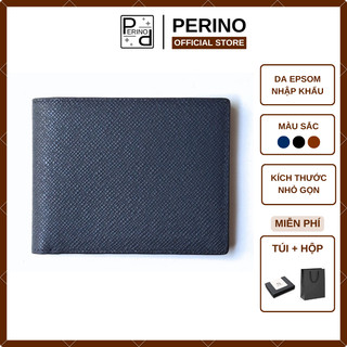 Ví Nam Cao Cấp Da Epsom PERINO Mini Nhỏ Gọn Chính Hãng P009