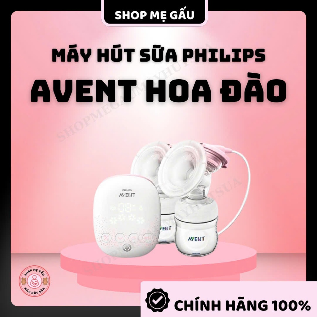 Máy hút sữa avent Hoa dào likenew