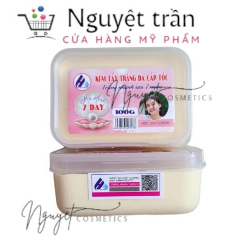 kem tẩy trắng da kích trắng 7 day