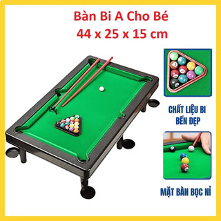  Bàn bi a mini đồ chơi bàn bi a thiết kế mặt bàn nỉ 11 viên bi có số đầy đủ phụ kiện 