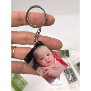 Móc khóa in biển số xe, in hình cá nhân, in mã QR