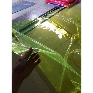 Màn PVC Màu Trong Suốt
