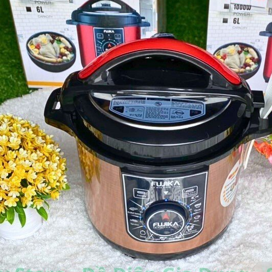 Nồi Áp Suất Điện 6L FUJIKA Nhật Bản , Nồi Điện Đa Năng Nấu Súp Hầm Canh Tiết Kiệm An Toàn Dễ Sử Dụng Giatot1991
