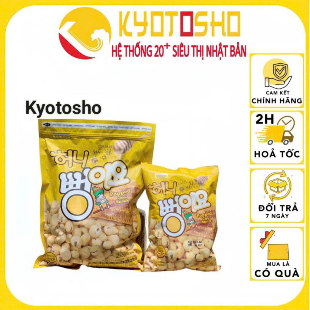 Bắp rang Hàn Quốc vị mật ong