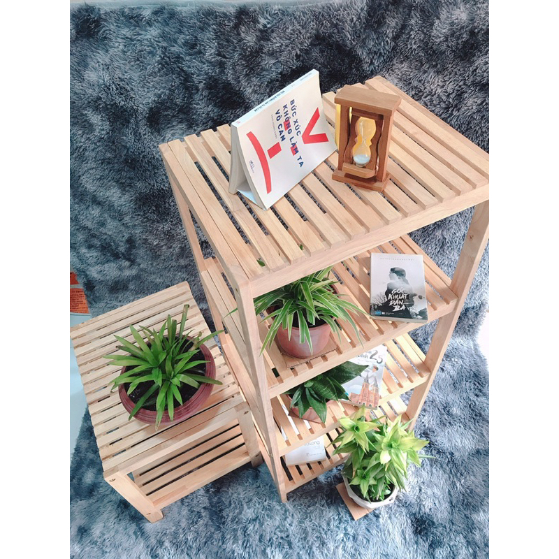 Kệ hàn quốc gỗ 4 tầng