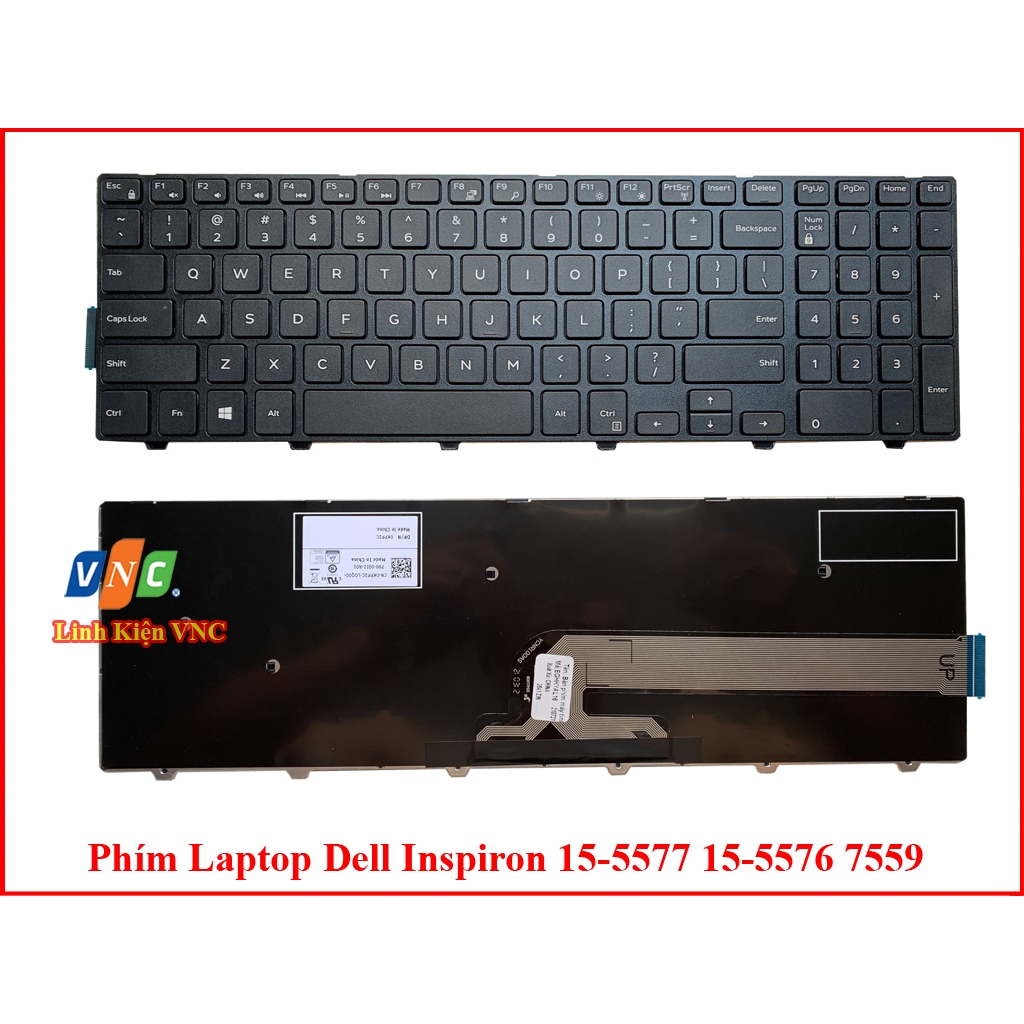 Bàn phím Laptop DELL Inspiron 15-5577 15-5576 7559 7557 P57F keyboard