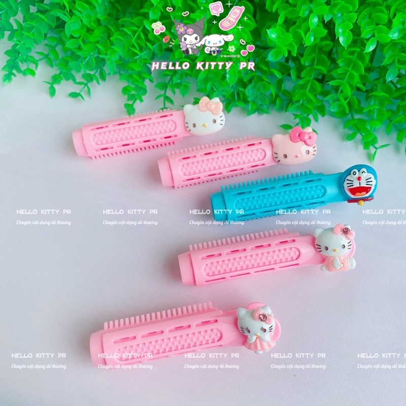 Kẹp quấn tóc tạo kiểu Hello Kitty - Doremon Doraemon