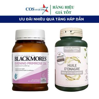 Tinh dầu hoa anh thảo Blackmore Evening Primrose Oil 1000 đẹp da, cân bằng nội tiết tố lọ 190v