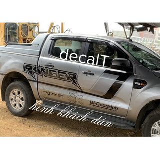 Tem Dán Sườn Xe Ford Ranger. Tem Dán Sườn Xe Ranger