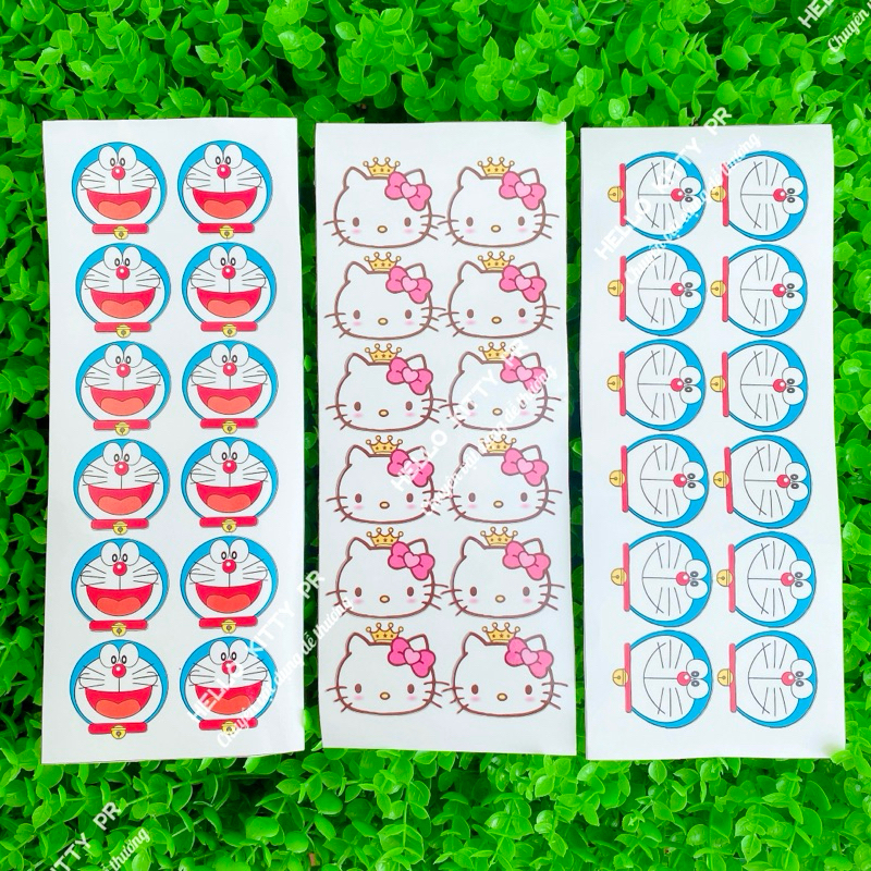 Decal Hello Kitty - Doremon Doraemon dán trang trí