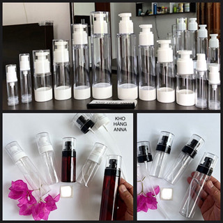 CHAI CHÂN KHÔNG 5ml 10ml 15ml LỌ xịt - CHAI NHỰA PET TRONG XỊT SƯƠNG 100ml 50ml 30ml Xịt BODY MIST mỹ phẩm