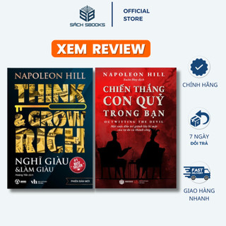 Sách Combo 2 Cuốn : Nghĩ Giàu Làm Giàu + Chiến Thắng Con Quỷ Trong Bạn (Napoleon Hill) - SBOOKS