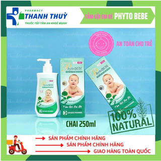 PHYTOBEBE [Chai 100-250ml] DUNG DỊCH TẮM RÔM SẢY EM BÉ