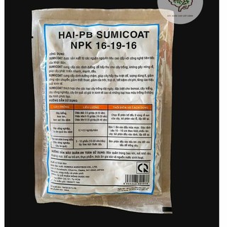 Phân tan chậm SUMICOAT 16-19-16 bịch 100gr