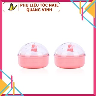 Hũ đựng phấn rôm cho bé và cạo lông mặt (màu xanh lá)
