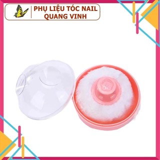 Hũ đựng phấn rôm cho bé và cạo lông mặt (màu xanh lá)