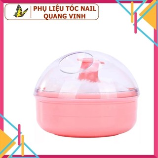 Hũ đựng phấn rôm cho bé và cạo lông mặt (màu xanh lá)