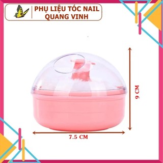 Hũ đựng phấn rôm cho bé và cạo lông mặt (màu xanh lá)