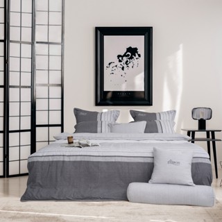 Bộ chăn ga gối Kẻ Giao Thoa - EPM25039 Everon (Chất liệu Modal, họa tiết in) BST2025