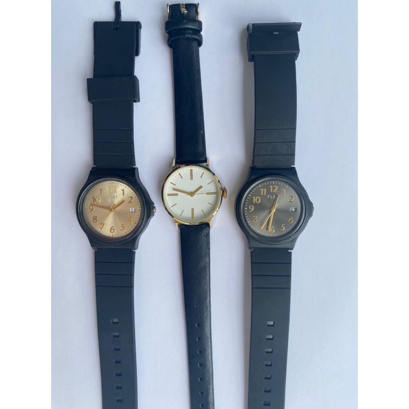 Đồng hồ FLAT 2hand máy Nhật