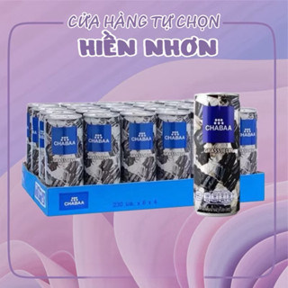 Thùng 24Lon Nước sương sáo thạch đen CHABAA Thái Lan 230ml