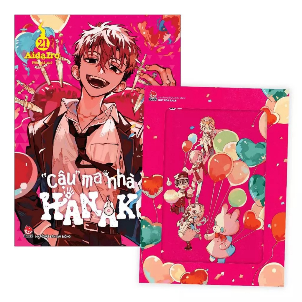 Truyện Tranh - Cậu Ma Nhà Xí Hanako - Tập 21 - Tặng Kèm Postcard + Khung Tranh