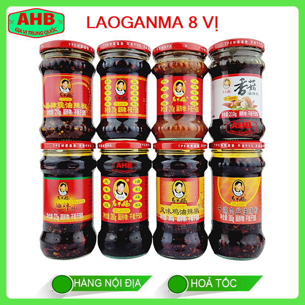 Ớt Chưng Dầu Laoganma Đủ 8 vị⚡️⚡️Freeship⚡️⚡️ nội địa TQ