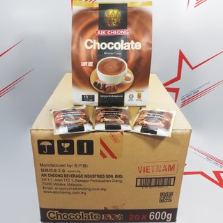 Thức uống Socola (Chocolate) Aik Cheong bịch 600g (15 gói nhỏ 40g)