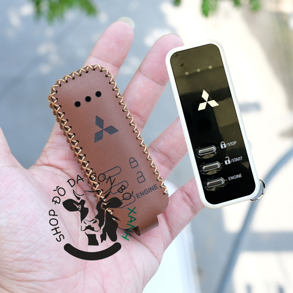 Bao Da Mitsubishi XFORCE, ENGINE đề nổ start stop handmade Da Thật 003x