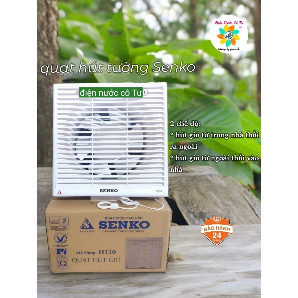 Quạt Hút Tường Senko H100 H150 H200 H250