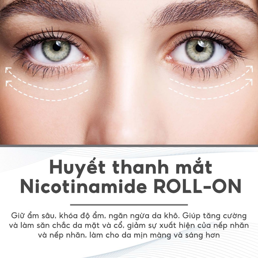 Kem dưỡng mắt EELHOE Niacinamide giảm quầng thâm nếp nhăn cấp ẩm dưỡng da quanh mắt và phục hồi da