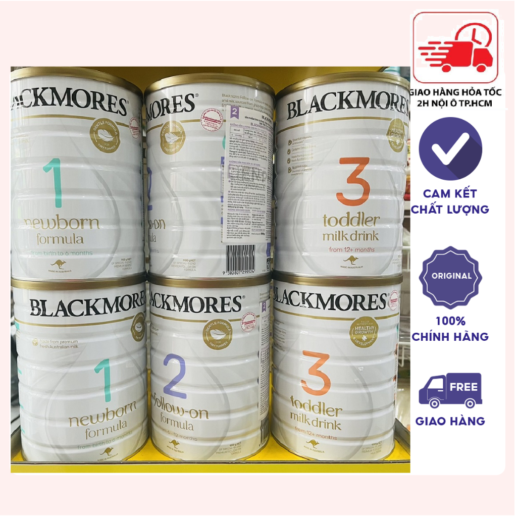 Sữa Blackmores Số 1, Số 2, Số 3 900Gr