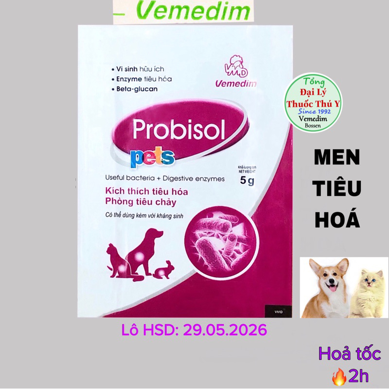 Men tiêu hoá Probisol cho chó mèo