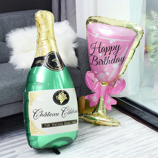 Bóng Ly Chai Champagne trang trí sinh nhật, party
