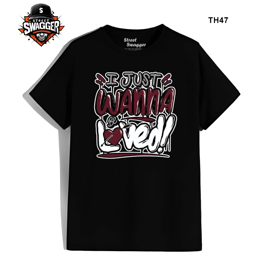 Áo thun Unisex in chữ, áo phông chữ Unisex cực chất Brand US Street Swagger TH47