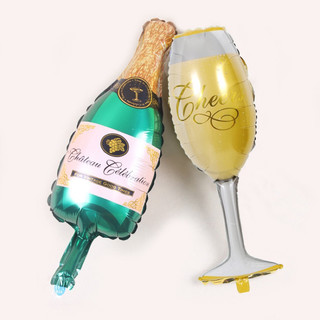 Bóng Ly Chai Champagne trang trí sinh nhật, party