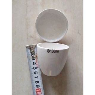 Chén sứ nung 30ml 50ml 100ml có nắp