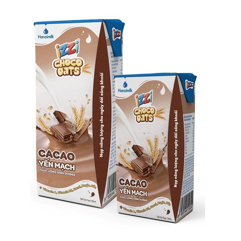 Thùng 48 hộp Sữa Tiệt Trùng IZZI Ca cao yến mạch Choco Oats 100ml [HN giao hàng hoả tốc] - Ảnh 3
