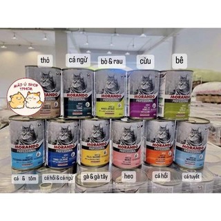 [COMBO 6-24 LON 400g] PATE LON MORANDO CHO MÈO MỌI LỨA TUỔI