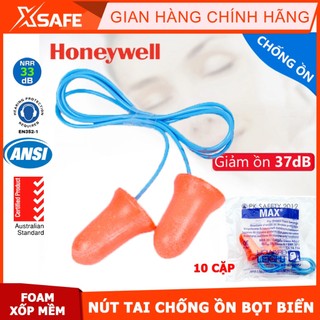 Nút bịt tai chống ồn Honeywell Max30 - nút tai chống ồn lên đến 29Db - dùng cho bảo hộ lao động, học tập, nghỉ