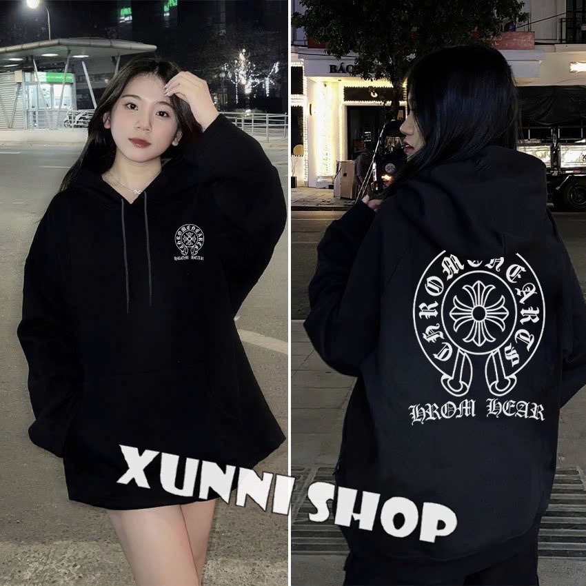 Áo Hoodie Chrome Hearts nỉ bông cotton100% cao cấp XUNNISHOP.