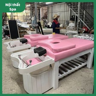 Giường gội dưỡng sinh, Giường gội đầu 2in1 - [Nhận đặt theo yêu cầu] Giường gội Massage gia công