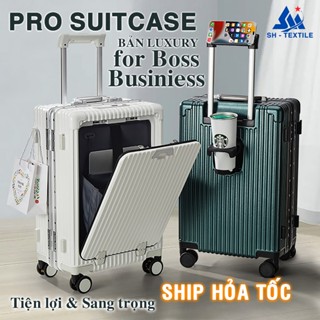  VALI DOANH NHÂN CAO CẤP - Có ngăn laptop chuyên dụng kèm khay cốc nước - khóa mật khẩu TSA bảo mật an toàn - BH 5 năm 