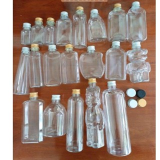 Combo 20 Chai Nhựa Từ 50ml Đến 1l Nắp Nhôm Đựng Trà Sữa