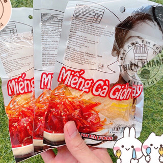 Gói snack miếng gà giòn cay