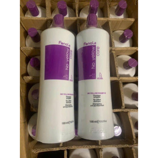 [ Mua 1 tặng 1] Dầu Gội Khử Vàng 1000ml - Dầu gội tím Fanola cho tóc tẩy nhuộm màu khói bạch kim