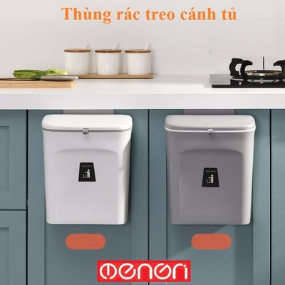 Thùng Đựng Rác Nhà Vệ Sinh Dán Tường Chất Liệu Nhựa PP - OENON
