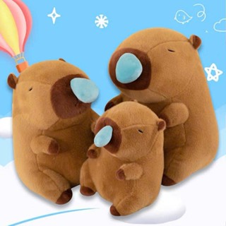 Gấu bông capybara rút nước mũi,đeo balo rùa ,chuột capybara giá rẻ đủ size (ảnh thật )