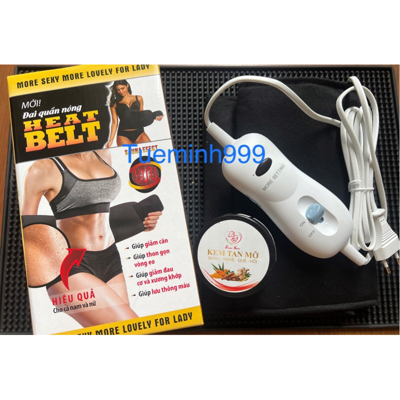 ĐAI QUẤN NÓNG TAN MỠ HEATINGPAD PLUS